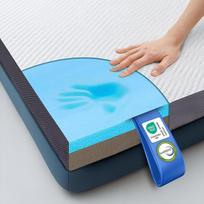 "MKS Premium 2-in-1" čiužinio viršutinis sluoksnis 160 x 200 cm - dvipusis gelio putų viršutinis sluoksnis H3 ir H4, 5 sluoksnių konstrukcija, tinklelio šonai ir neslystanti danga - patogus čiužinio viršutinis sluoksnis visoms miego pozoms