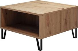 "Newfurn Artisan" ąžuolinis kavos staliukas "Skandi Modern" - 60 x 37 x 60 cm (plotis x aukštis x gylis) - sofos staliukas, skirtas laikyti stalą - svetainės kambarys, svečių kambarys, biuras