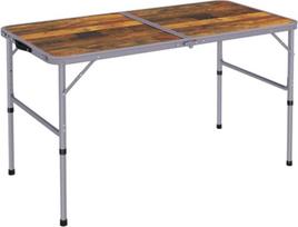"Outsunny" 91 cm sulankstomas stovyklavimo stalas Reguliuojamas aukštis Aliuminis Lauko sodo vakarėlis Piknikas BBQ Stalas Lauko virtuvė