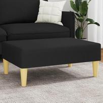 "Rantry" kojų atrama juoda 77 x 55 x 31 cm audinys Sodo sofa lova Svetainės sofa Sofos lauko svetainei Lauko svetainė Terasa Lauko
