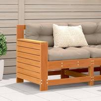 "Rantry" sofa be porankių Sodo ruda vaškas 69 x 62 x 70,5 cm Pušies sodo sofa lova Svetainės sofos sofos lauko svetainei ir terasai