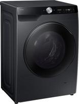 "Samsung" WD6100D SLIM AI skalbyklė-džiovyklė WD90DG6G94BBU2, 9 + 5 kg, ypač ekonomiška, energijos vartojimo efektyvumas, E/A (-10 %), tik 48 cm gylio, skalbyklė ir džiovyklė viename, AI skalbimas, "Ecobubble", "SmartThings", "SuperSpeed", juoda