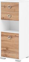 "Schildmeyer Kimi Highboard" 144250 "Country House" ąžuolas / kreidos balta, 40,5 x 33,1 x 105,2 cm