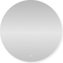 "SensaHome LED Touch" apvalus sieninis veidrodis - vonios veidrodis be rėmelio su LED apšvietimu - sieninis veidrodis - apšviečiamas - šaltai baltas - 80 cm