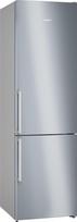 "Siemens" KG39NAIAT iQ500 stovintis kombinuotas šaldytuvas-šaldiklis, 203 x 60 cm, 260 l šaldymo ir 103 l šaldiklio, šaldiklio plotas buteliui, NoFrost, hyperFresh, BottleCooler, šlifuotas plienas