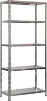 "Simonrack Comfort" didelės apkrovos lentynos 180 x 80 x 50 cm Metalinės lentynos rūsio lentynos lenkimo taškas 100 kg 5 lentynos cinkuotos