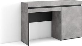 "Skraut Home" Tualetinis staliukas su daiktadėže 121 x 75 x 35 cm su stalčiumi Miegamasis Modernus stilius Cementas