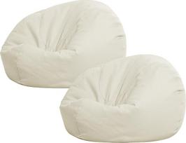 "Sliner" 2 pakuotės "Bean Bag" dangtelis vaikams ir suaugusiesiems (be užpildo), didelis "Bean Bag" dangtelis su užtrauktuku, skirtas pliušiniams žaislams arba atminties putų organizatoriui, smėlio spalvos, mažas