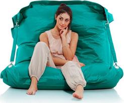 "SMOOTHY Original Supreme Indoor & Outdoor Bean Bag", XXL 450 L, milžiniškas pupų maišas, sėdmaišis vaikams ir suaugusiesiems (Pacific Teal)