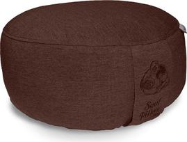 "Soul Pillow" meditacinė pagalvėlė, jogos pagalvėlė, 15 cm aukščio, 30 cm skersmens, su speltos užpildu, skalbiamas užvalkalas, meditacijos ir jogos pagalvėlių pagrindas, apvali, Oeko-Tex 100