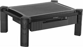"StarTech.com" monitoriaus stovas su stalčiumi - reguliuojamo aukščio - palaiko iki 32 colių monitorius (10 kg)