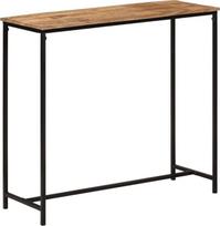"Tidyard" konsolinis stalas Konsolinis stalas Prieškambario svetainės stalas Laikymo stalas Sofos stalas Šoninis stalas Sieninis stalas Tualetinis stalas 80 x 30 x 74 cm Medžio masyvo mangas ir geležis