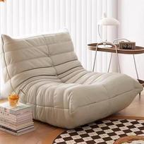 "Togo" židinio kėdė, kampiniai pupelių maišai, patogi tinginių grindų sofa, putų poilsio kėdė sofa su ergonomišku dizainu, skirta svetainei, miegamajam, bendrabučiui, salonui, biurui