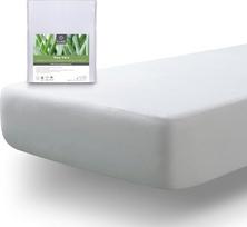 "Tural" čiužinio apsauga Vandeniui atsparus "Aloe Vera Fitted Sheet Terry Cotton White 140 x 190/200 cm