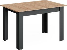 "Vicco Repose" valgomojo stalas "Anthracite/Goldkraft" ąžuolas 160 x 80 cm, ištraukiamas, kad būtų galima lanksčiai naudoti kaip valgomojo ar darbo stalą
