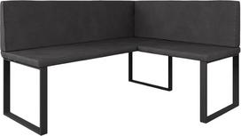"Vicco" kampinis suolas "Ravon Anthracite" 120 x 150 cm Tinka kaip valgomojo suolas virtuvės ir valgomojo zonoms