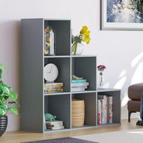 "Vida Designs Durham" laiptų lentynos Knygų spinta Lentynos saugojimui Svetainės baldai (6 kubai, pilka)