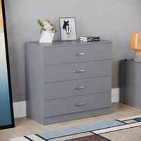 "Vida Designs" komoda metalinė pilka H 72 cm x W 75 cm x D 36 cm
