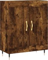 "vidaXL" bufetas "Smoked Oak" 69,5 x 34 x 90 cm Medienos medžiaga