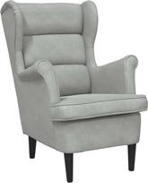 "vidaXL" fotelis "Light Grey Velvet