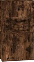 "vidaXL Highboard", stalčius su daugybe vietos, universali spintelė, dokumentų spinta, sieninė spinta, komoda, skirta svetainei, moderni, rūkyto ąžuolo