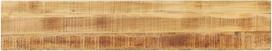 "vidaXL" stalo stalviršis, medinis stalviršis valgomojo stalui, kavos staliukas, medžio masyvo stalviršis, kaimiškas dizainas, pakaitinis stalo stalviršis, 140 x 40 x 3,8 cm, stačiakampis, grubus, medžio masyvas, mango
