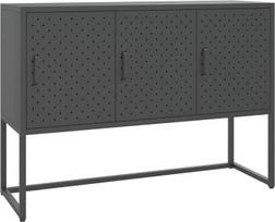 "vidaXL" stalviršis antracitas 105 x 35 x 75 cm Plienas