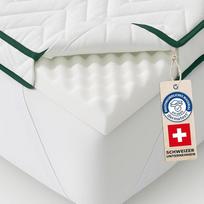 "Welldora" 8 cm atstatomasis antčiužinys, dvipusis, H3/H4, 3D kontūras, čiužinio antčiužinys, skirtas lovoms su spyruoklėmis, alergiškiems žmonėms, skalbiamas 90 °C temperatūroje, apsaugo nuo lankytojų įtrūkimų ir spaudimo taškų, OEKO-TEX/Dermatest