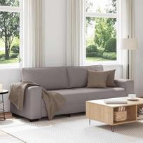 3 vietų sofa Taupe 180 cm, audinys, poilsio sofa, sofos ir kušetės, poilsio sofa, svetainės sofa - 4105182