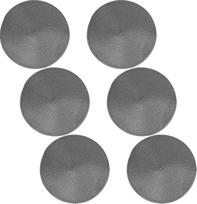 6stücke Tischset Rund Hitzebeständige Platzsets aus Gewebtem Material Set Runder Tischsets zum Schutz bei Familienfeiern Täglichen Gebrauch