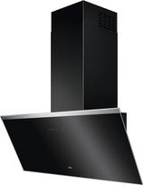 AEG DVE5961HB 90 cm A serijos 7000 sieninis gartraukis be galvutės su "Hob2Hood" ištraukėju ir recirkuliacija Didelio našumo variklis Intensyvus lygis Max 500 m3/h/min 64 - Max 74dB(A) Jutiklinis valdymas Juoda
