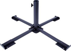 Aktive 53991 Sulankstomas metalinis stovas 86 x 86 x 34 cm Vamzdžių skersmuo 38 ir 48 mm Juodas
