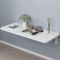 An der Wand montierter Klappschreibtisch, schwebender Tisch für das Homeoffice, Schlafzimmer, platzsparender Klappcomputerarbeitsplatz für Küche, Esszimmer, Garage oder Waschküche.