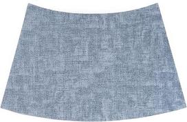 ApuaVireo&Co Tischsets, Keilförmige Tischsets aus Kunstleder, 50,8 x 30 cm, Mehrfarbig, 4er-/6er-/8er-Pack(Blue, Set of 4)