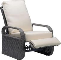 ART TO REAL dervos sodo kėdė su pagalvėle Patio baldai Automatinis reguliuojamas rotango sofa UV išblukimas Vandens prakaitas atsparus rūdims Lengva surinkti