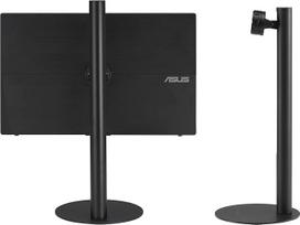 ASUS "ZenScreen" stovas MTS02D - ergonomiškas nešiojamųjų monitorių stovas, pakreipiamas, pasukamas, reguliuojamas aukštis, 1/4" trikojo lizdas, tinka namų baldams, namų biurui