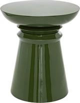 Atmosphera Jaya Totem šoninis staliukas Metalinis žalias Skersmuo 38 cm