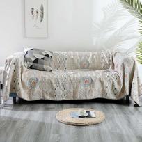 Atvirkštinis sofos mesti antklodę Bohemian Sofa Slipcover minkštas medvilnės sofos apima karaliaus dydžio baldų sofos apsauga fotelis Loveseat 4 vietų sofa 200x230cm