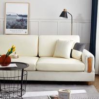 Aukštos tempimo vandeniui atsparus PU odos sofos dangtelis Neslystanti baldų apsauga 2 3 4 sėdimųjų vietų atitinkančios kėdės pagalvėlė Sėdynė Patio Couch Slipcover