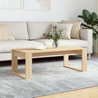 AUVYI Sonoma ąžuolinis kavos staliukas 102 x 50 x 35 cm Medienos medžiaga Svetainės staliukas Svetainės staliukas Salono staliukas Kavos staliukas Kavos staliukas Gyvenamasis staliukas Staltiesė Centro staliukas