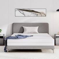 Avenco Kaltschaummatratze 90x200 H3/H4 7-Zonen Matratze aus Bambus-Schaum Bezug 60°Waschbar Öko-Tex CertiPUR US Rollenmatratze 14cm Mittel