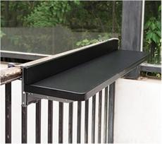 Balkon-Hängetisch, Geländer, Hänge-Klapptisch aus Metall, Aluminiumlegierung, moderner Hausbar-Tresen, Wandtisch, Freizeittisch (juoda, L100*W39cm/L39.4*W15.3in)