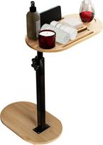 Bambuko gyvenamasis kambarys Sofa Lace Bedside Table Reguliuojamas šoninis staliukas voniai Mažas šoninis staliukas gyvenamajam kambariui Miegamojo biuras 40 ~ 82 * 43 * 22 cm