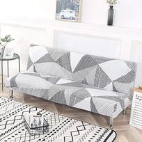 Beacon Pet Stretch Sofa Slipcover Printed Futon Cover Fitted Furniture Protector Elastinis poliesteris Spandex skalbiamas Sleeveless Sofa Cover Sulankstomas Couch Shield Sofa Cover Mašininis skalbimas (Print-019)