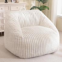 Bean Bag kėdė, grindų sofa su rankena, Bean Bag kėdės suaugusiems ir vaikams, patogi jauki akcentas sofa su kišenėje gyvenamajame kambaryje, žaidimų, skaitymo