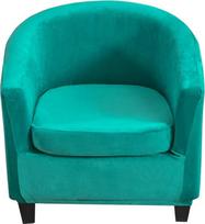 BEEK 4TZW dangtelis Stretch Velvet Protector 2 dalių Fotelis Throw Cocktail Plush Slipcovers Tullsta Chair Blue, akrilas, skylė Blue