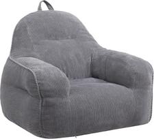 BEJOY patogios Bean Bag kėdės - pilkas užpildas