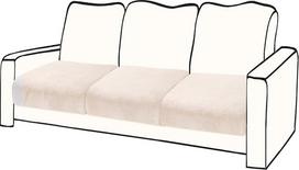 BT.WA Kanapės užvalkalai 3 pagalvėlėms Kanapė Sofa Velvet 3 dalių Sėdynės pagalvėlių dangtelis Įtempiamos sofos užvalkalai Atskiros sekcijos sofos Slipcovers Baldų apsauga (3 sėdimos vietos arba atlošas, smėlio spalvos)