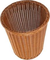 Cabilock 1 gabalas rotango šiukšliadėžė Planter Mediniai dekoratyviniai vazonai Dekoratyviniai krepšiai Ratano šiukšlių dėžė Biuro šiukšlių dėžė Derliaus atliekų popieriaus dėžė Dumblių Willow Juta