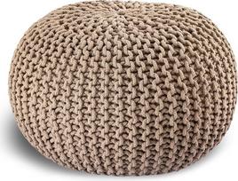 casamia Megzta pufas Skersmuo 55 arba 45 cm Skersmuo 55 cm Smėlio spalvos